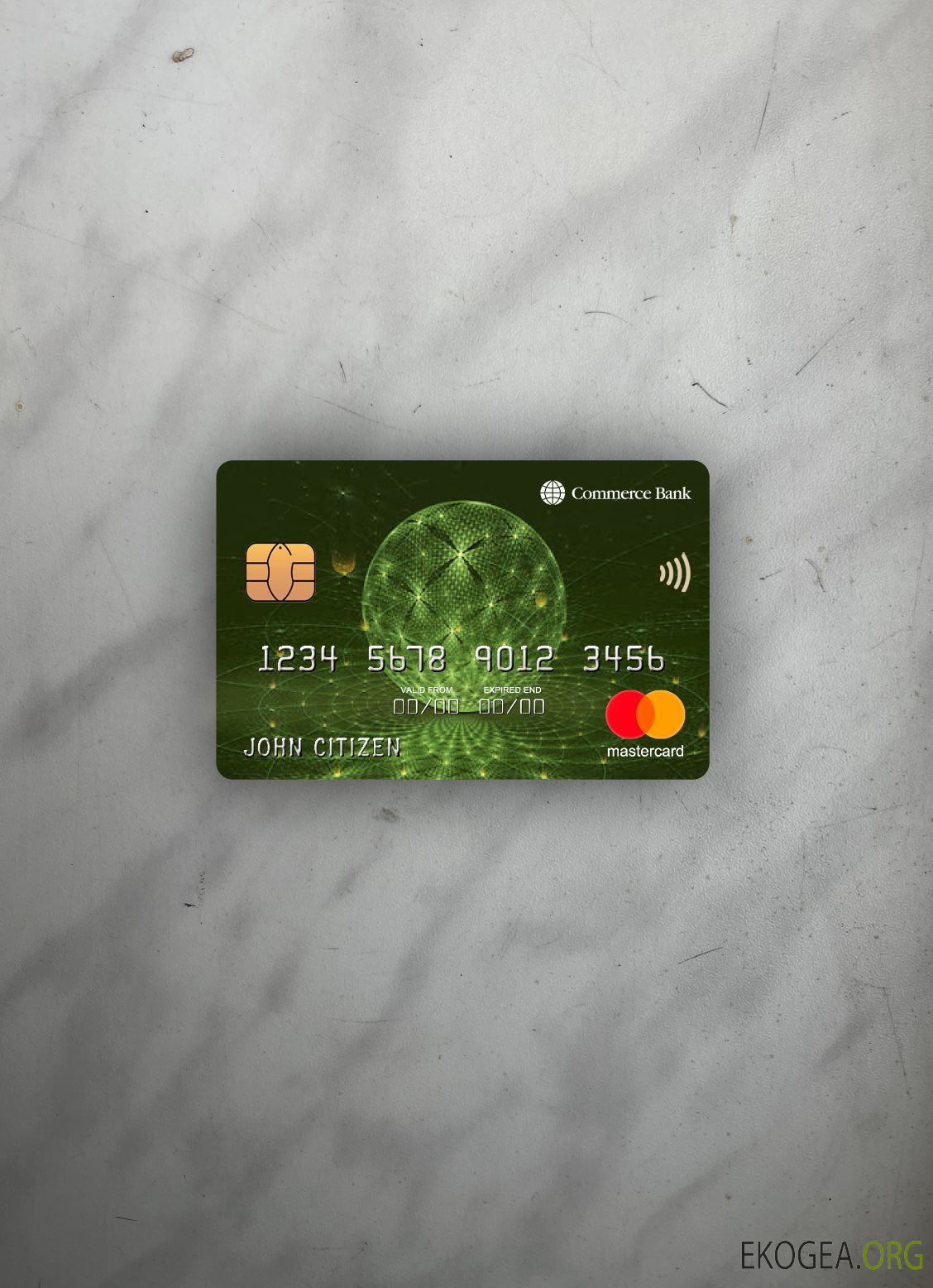 USA Commerce Bank mastercard photolook recto